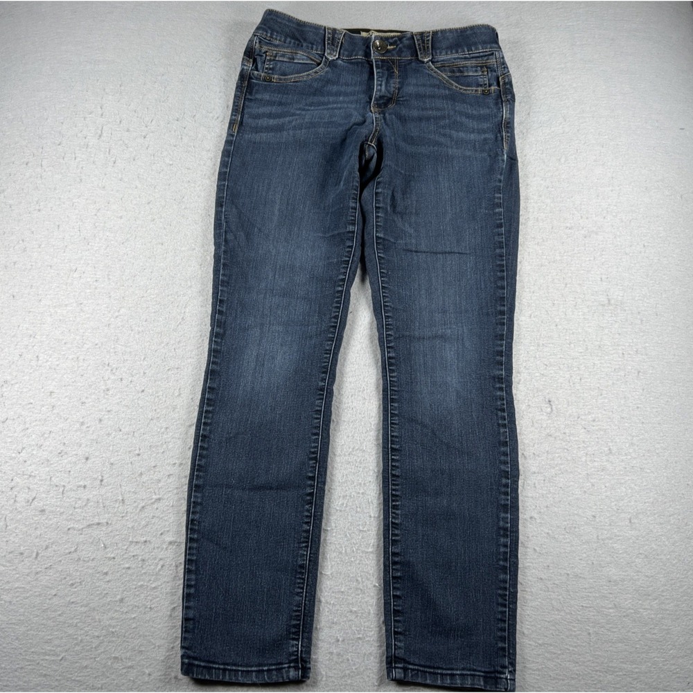 Democracy Jeans Womens Size 6 Blue Ab Solution Booty Lift Skinny Stretch
